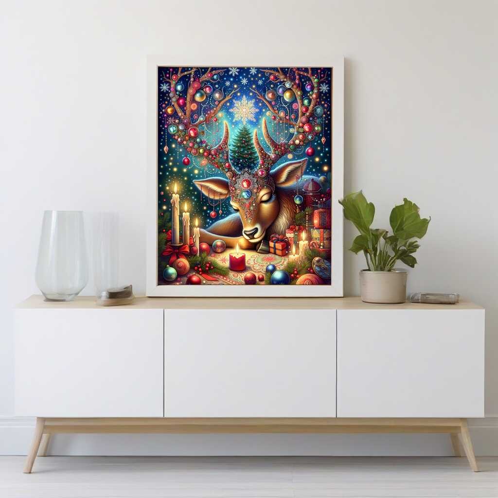 Diamond Painting - Rentierweihnachtsschmuck