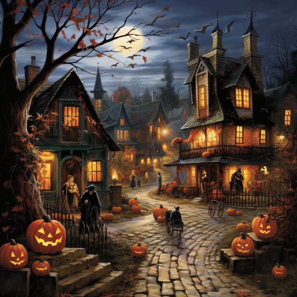 Diamond Painting - Halloween-Dorfgeheimnis