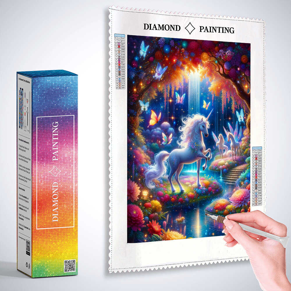 Diamond Painting - Einhorn Traumwelt