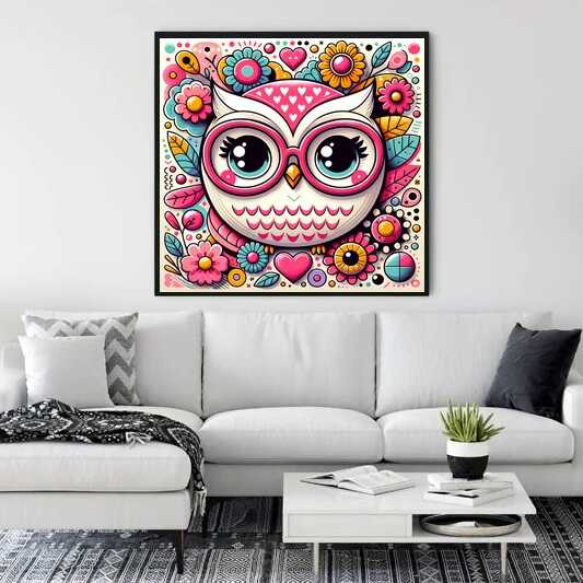 Diamond Painting - Hello Eule