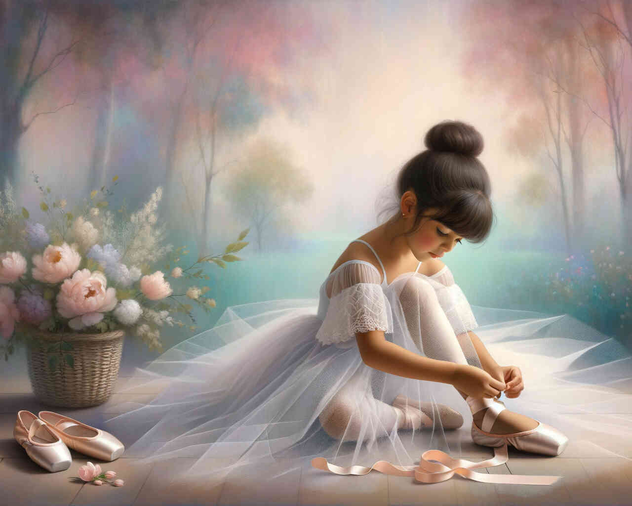 Diamond Painting - Ballerina Mädchen