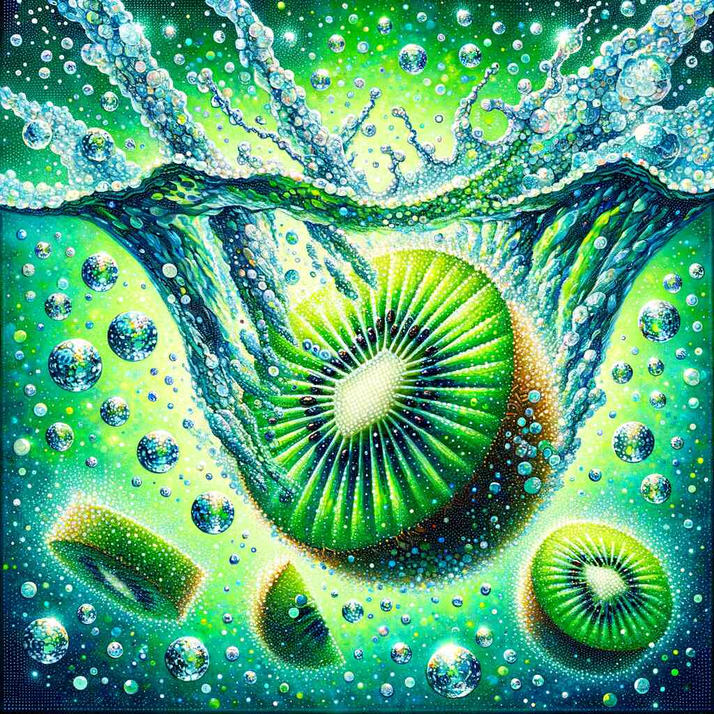 Diamond Painting - Kiwi im Wasser