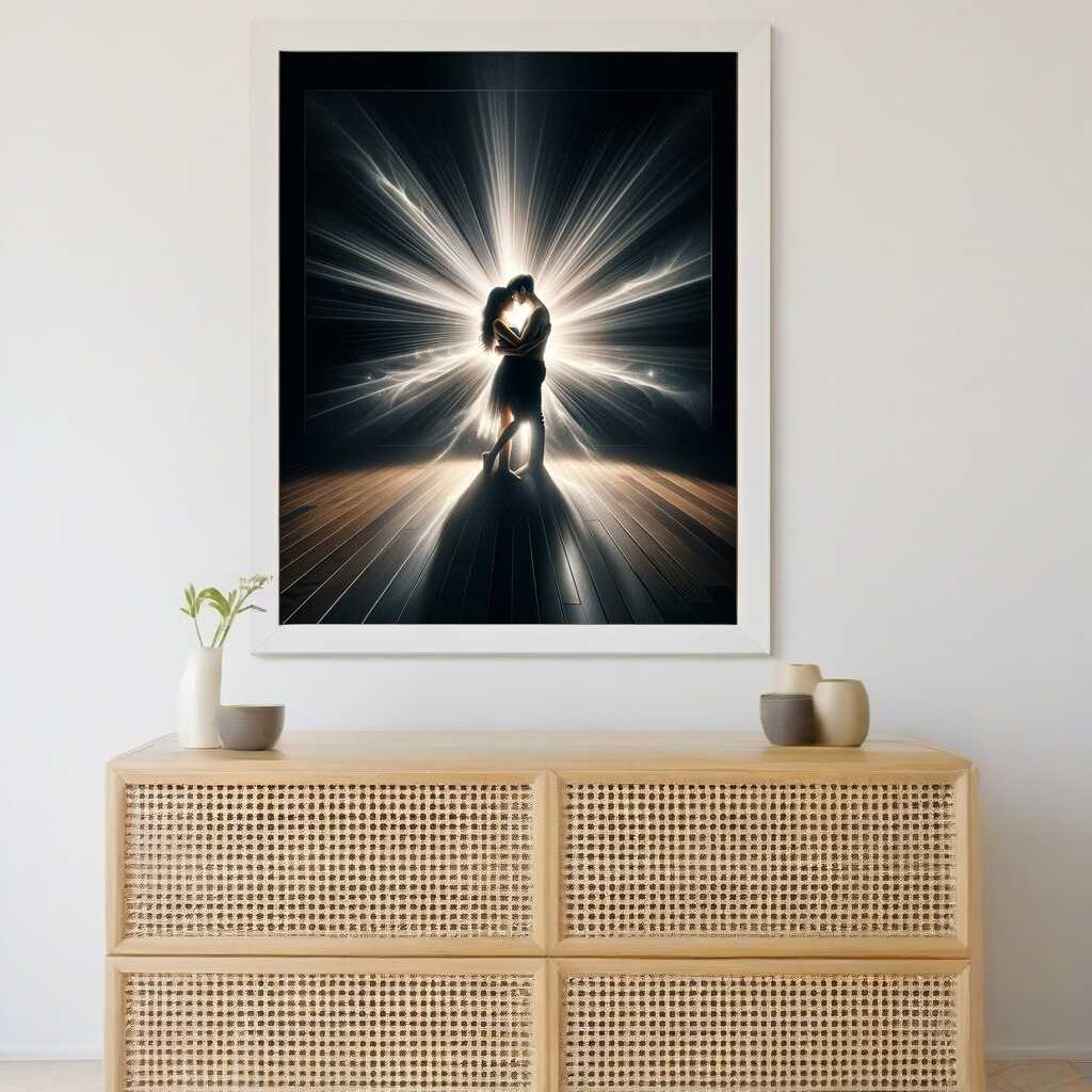Diamond Painting - Herzklopfen in Lichtstrahlen