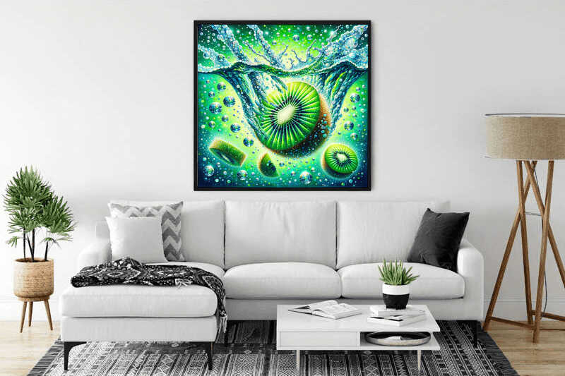 Diamond Painting - Kiwi im Wasser