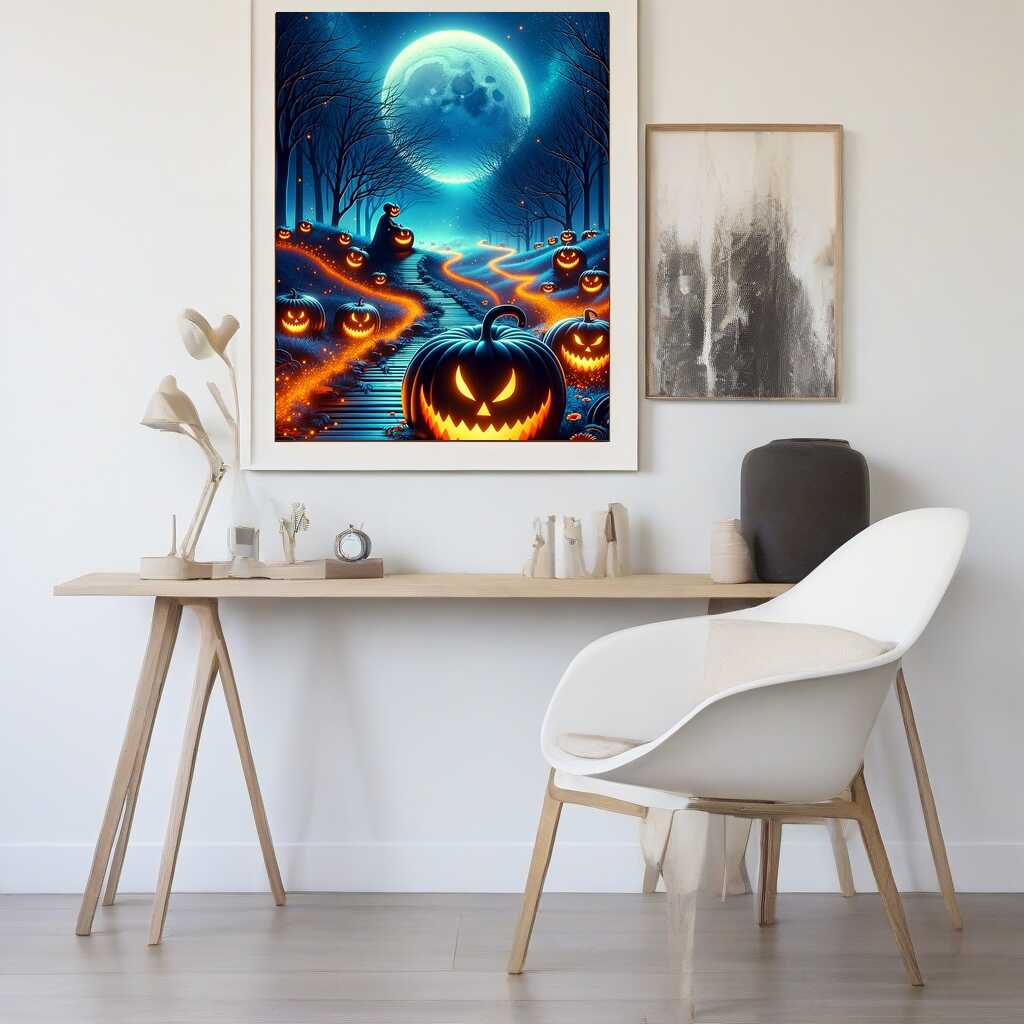Diamond Painting - Halloween Kürbismann