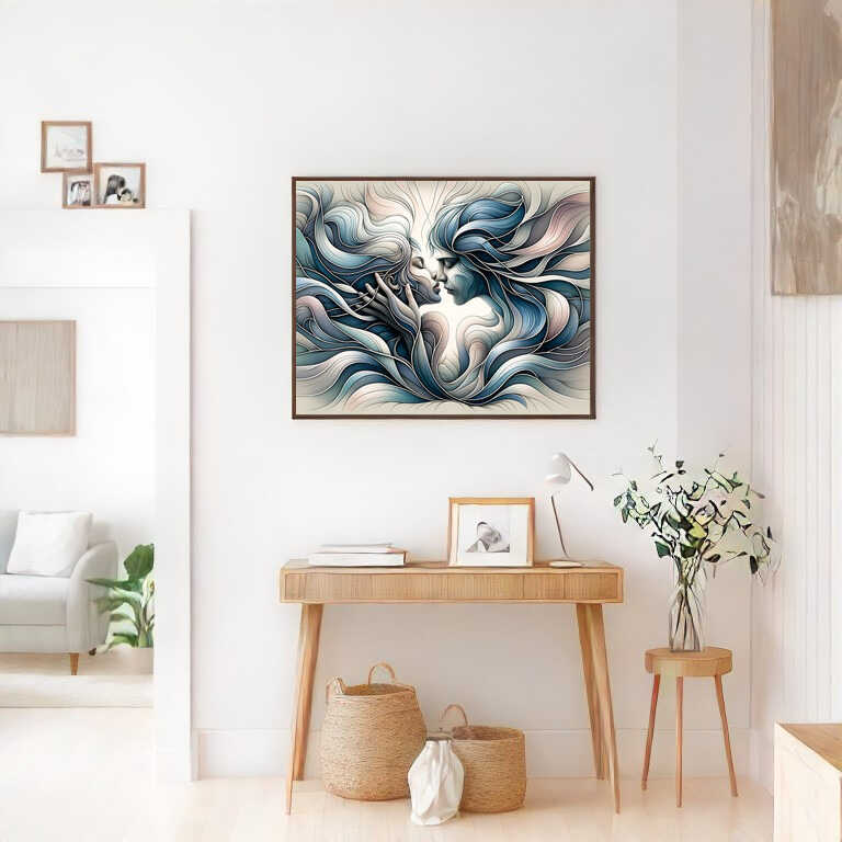 Diamond Painting - Küssendes Paar Fantasy