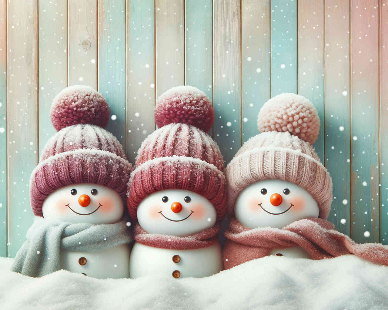 Diamond Painting - Schneemann Freunde