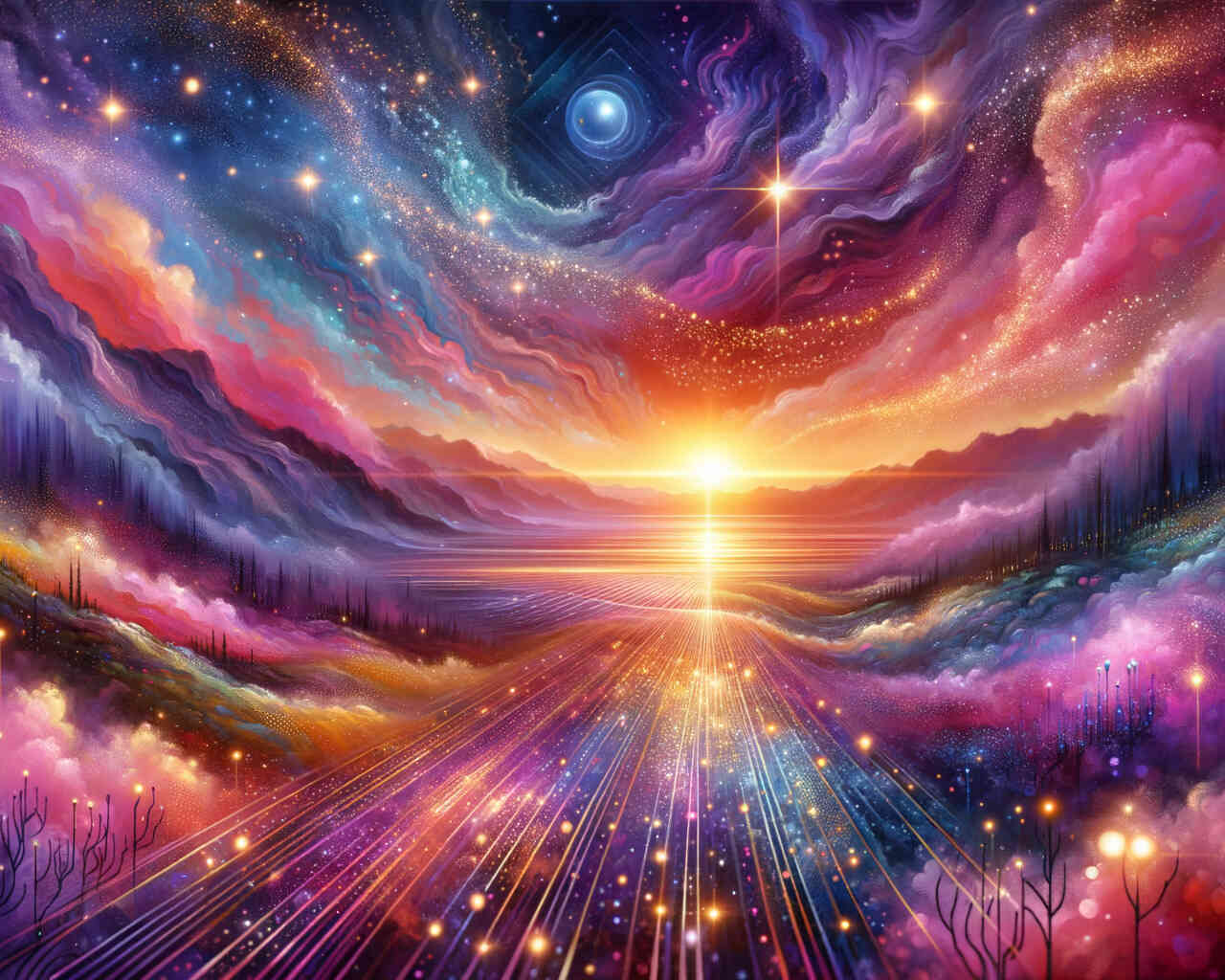 Diamond Painting - Fantasievolle Landschaft