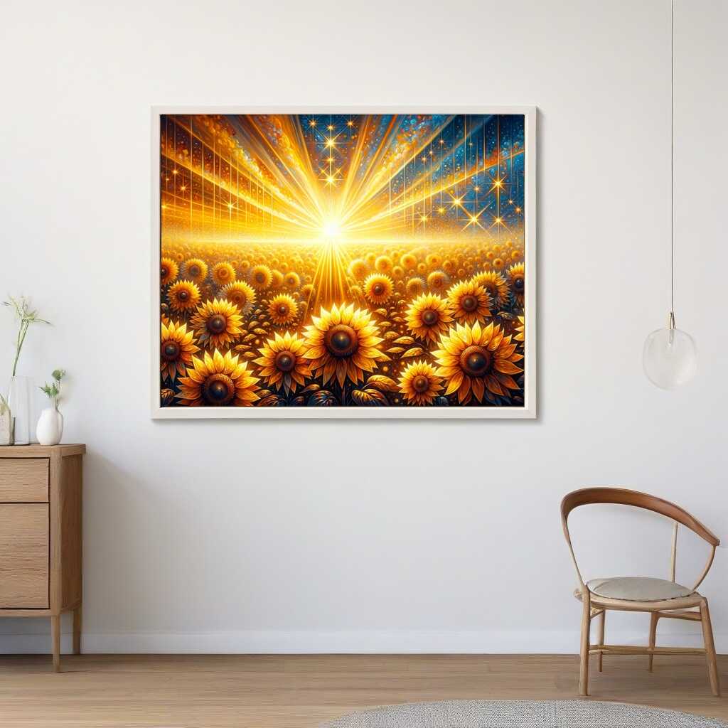 Diamond Painting - Sonnenblumenfeld