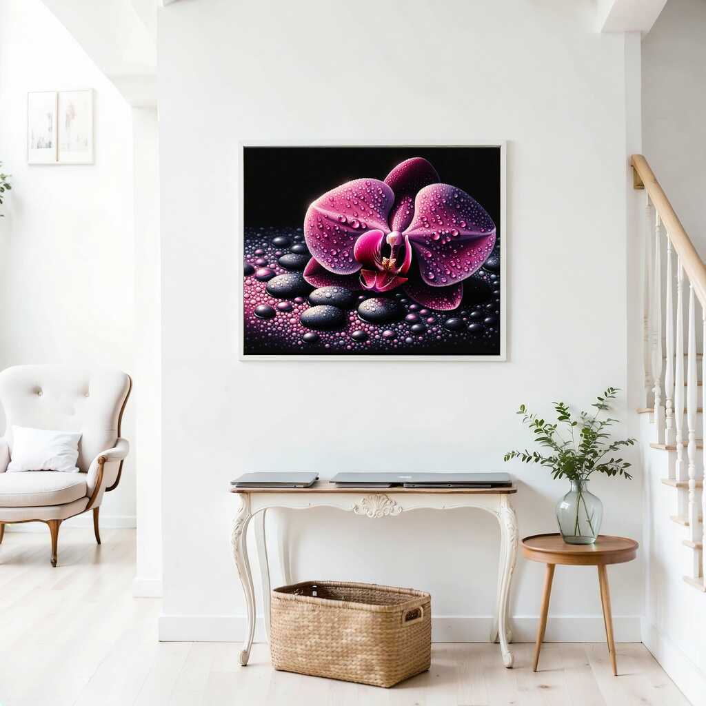 Diamond Painting - Orchidee, groß