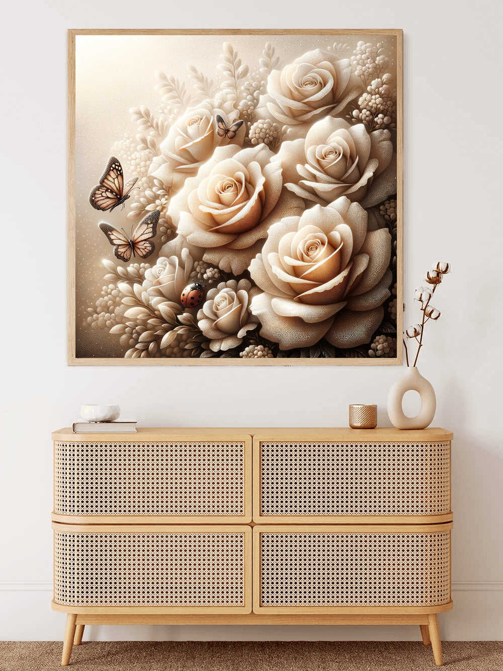 Diamond Painting - Anmutige Rosen