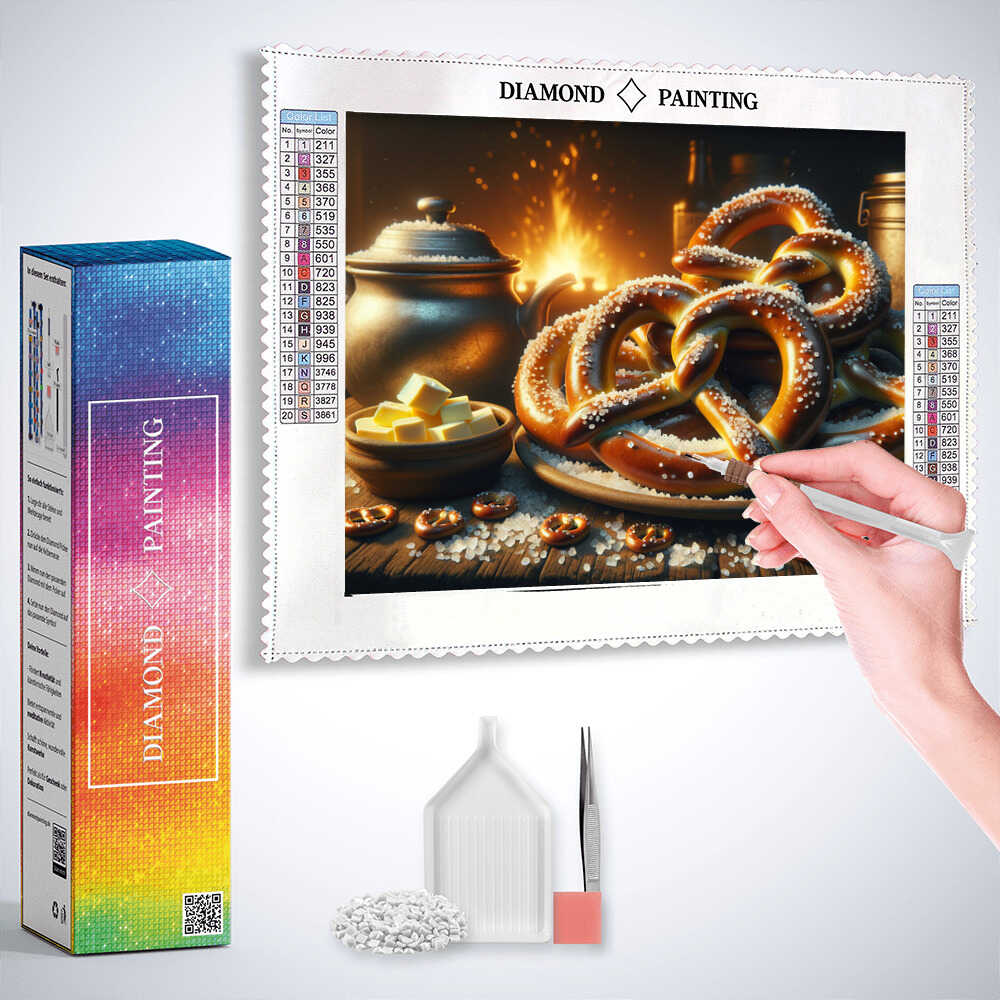 Diamond Painting - Brezelzeit