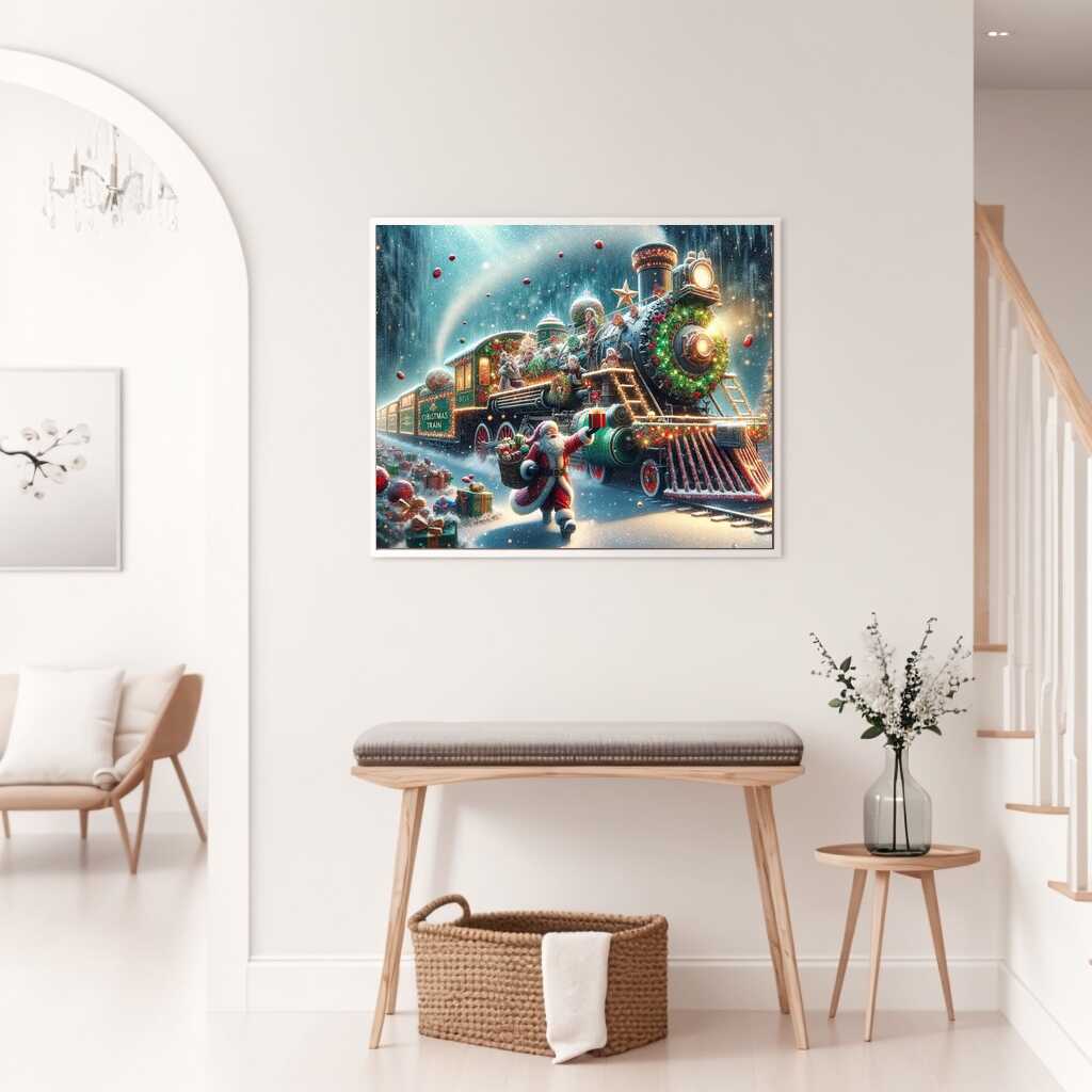 Diamond Painting - Weihnachtszug