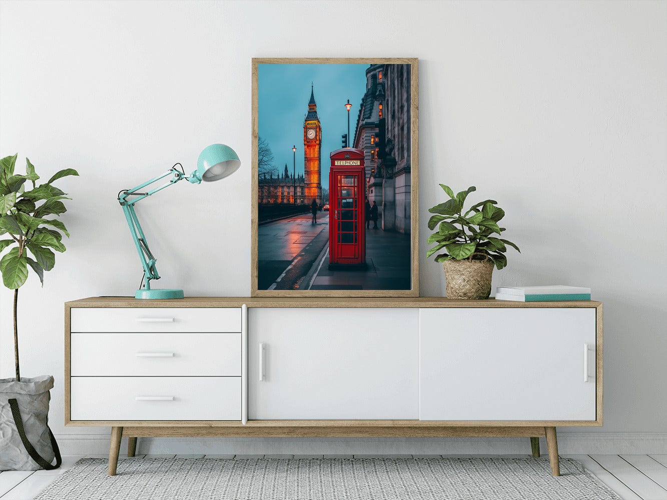 Diamond Painting - London, Telefonzelle