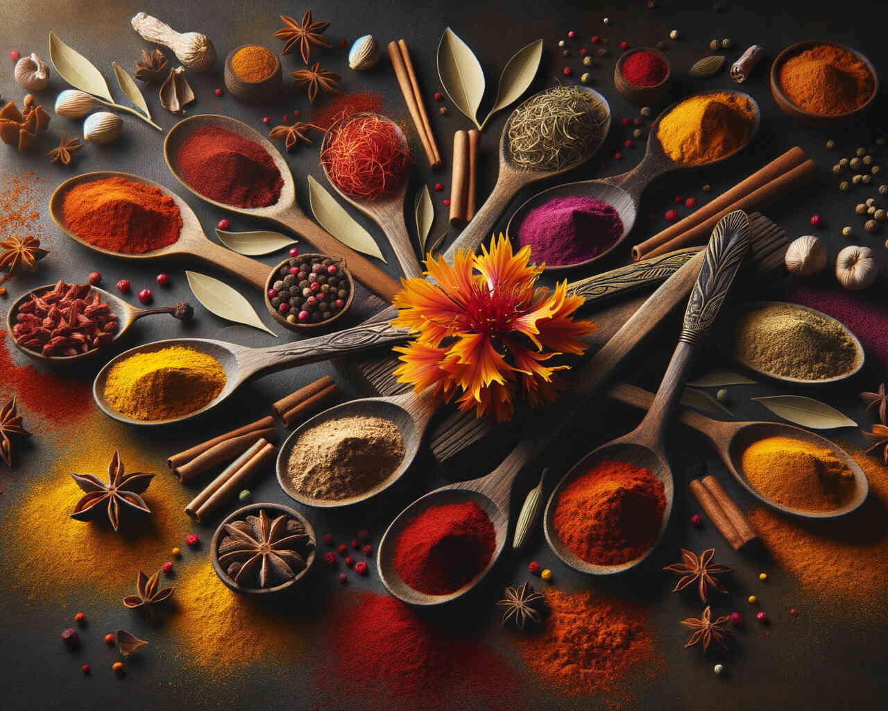 Diamond Painting - Gewürzblume