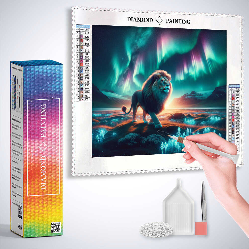 Diamond Painting - Nordlichtermajestät