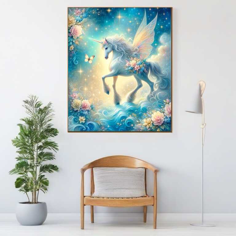 Diamond Painting - Magisches Einhorn