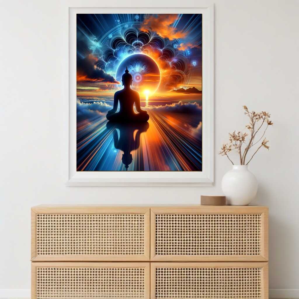 Diamond Painting - Buddha Sonnenuntergang