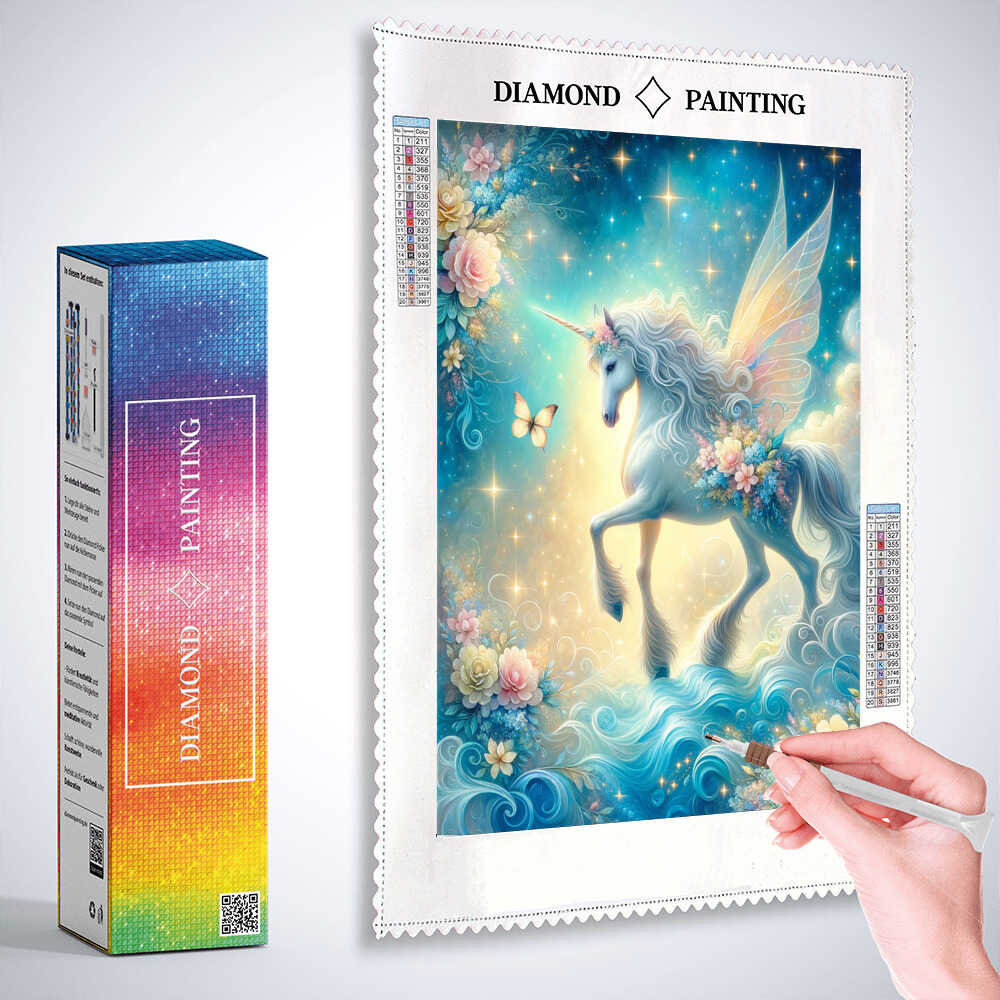 Diamond Painting - Magisches Einhorn