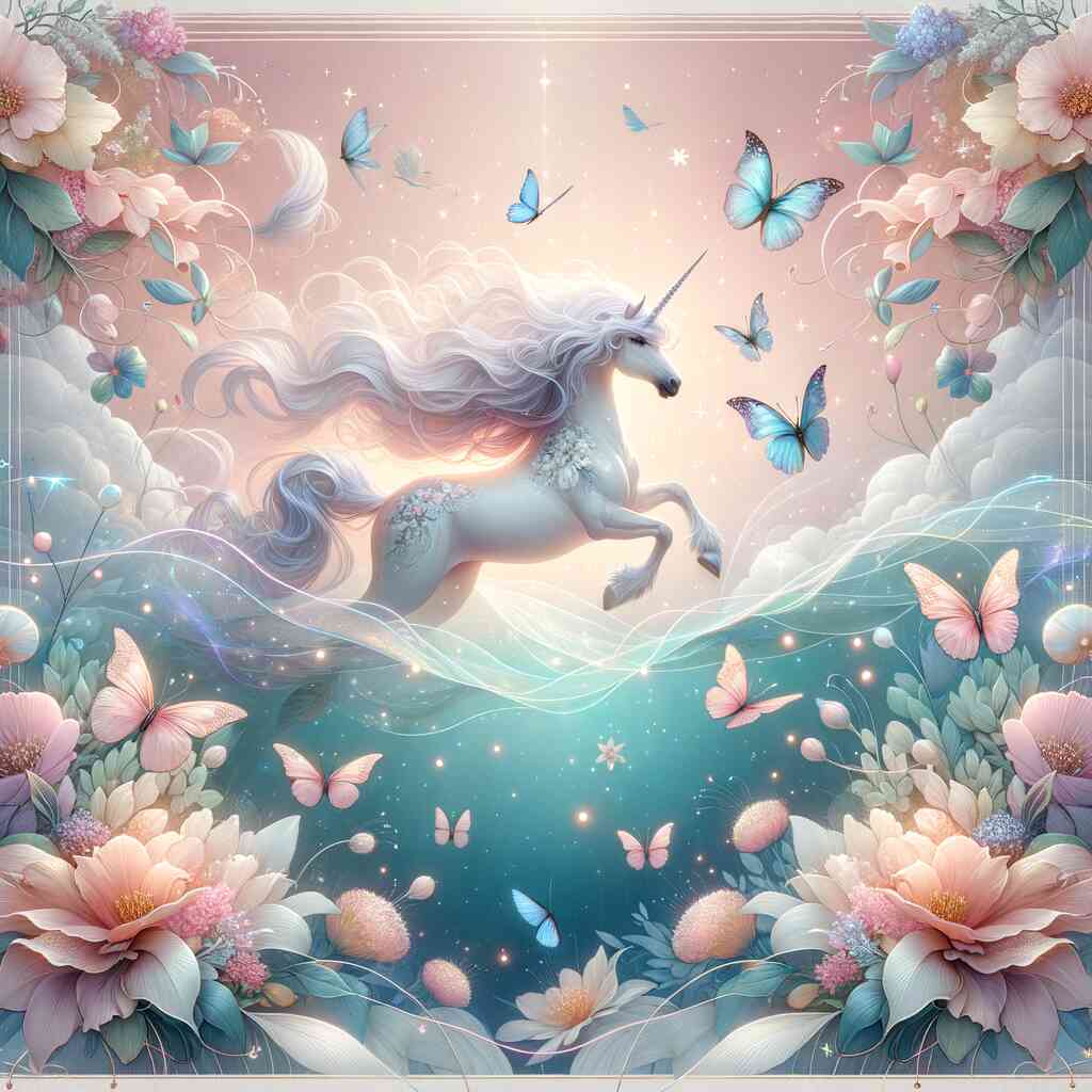 Diamond Painting - Einhorn Schmetterling