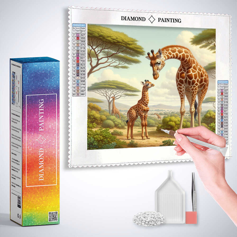 Diamond Painting - Zauber der Savanne