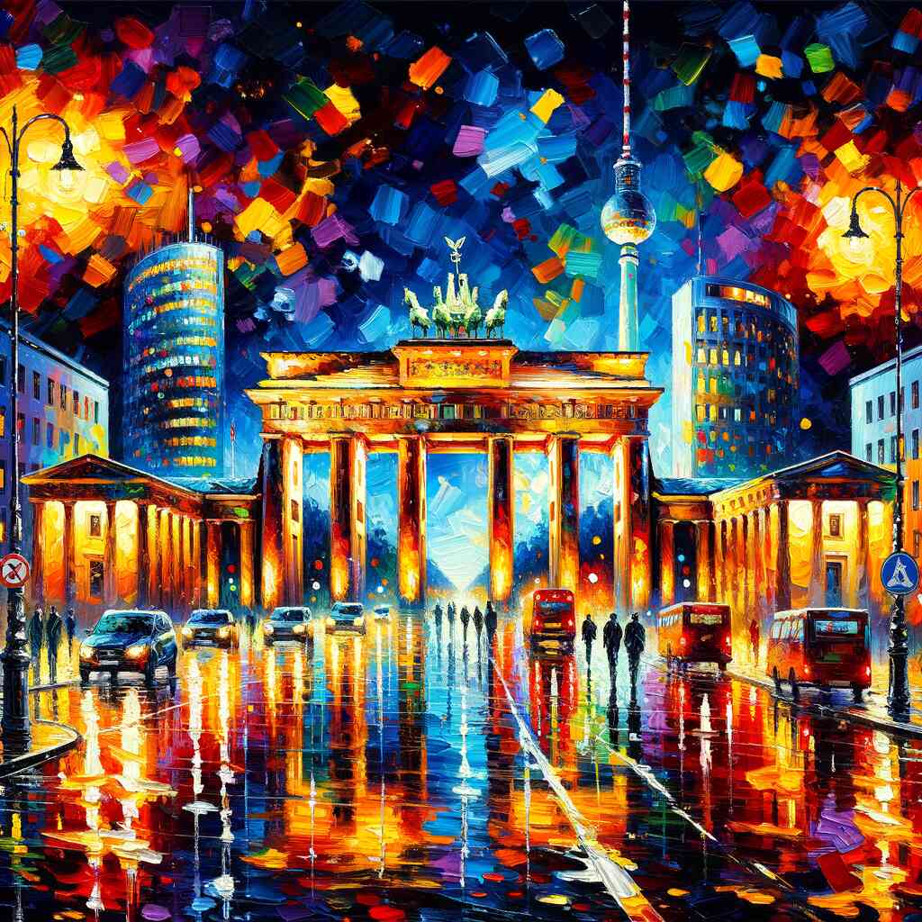 Diamond Painting - Berliner Lichterzauber