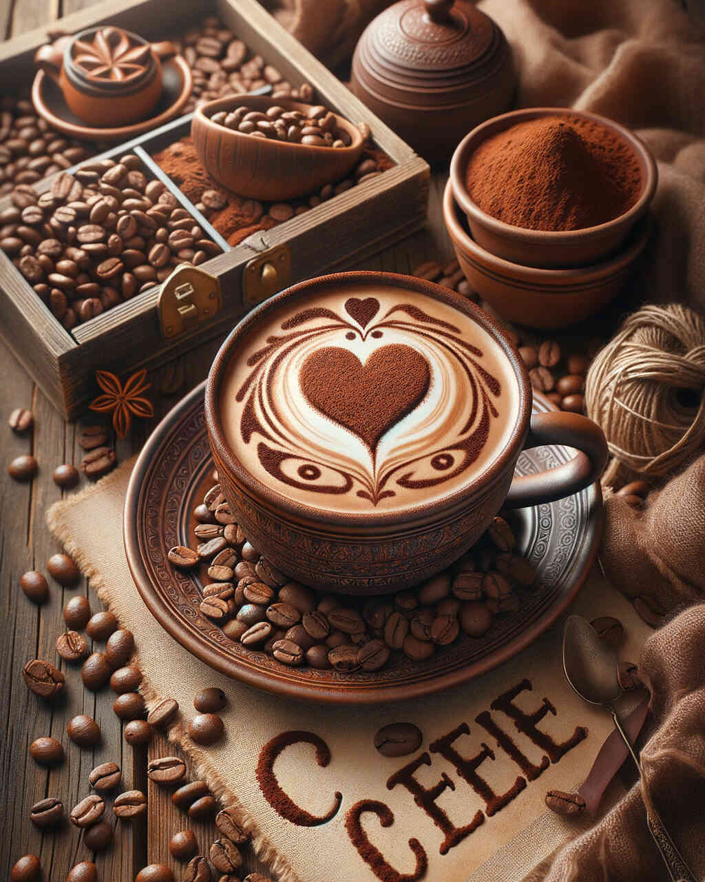 Diamond Painting - Coffee