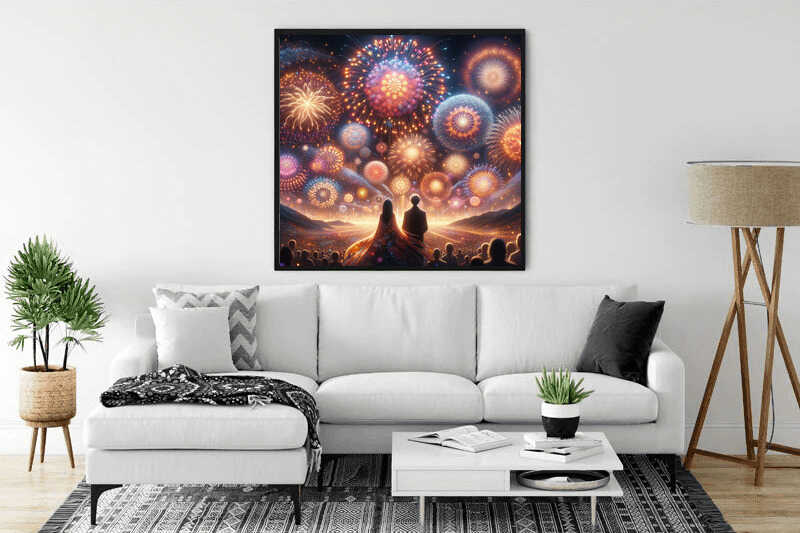 Diamond Painting - Feuerwerk der Gefühle