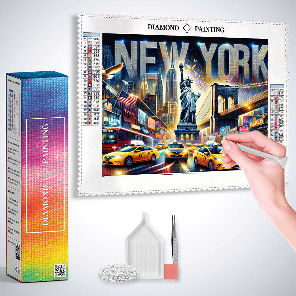 Diamond Painting - New York Schriftzug