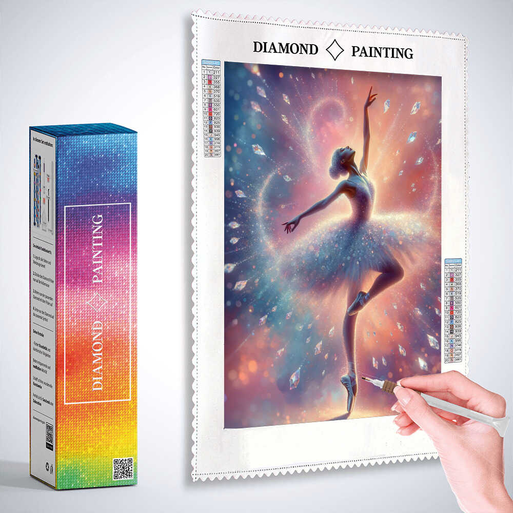 Diamond Painting - Schwebende Ballerina