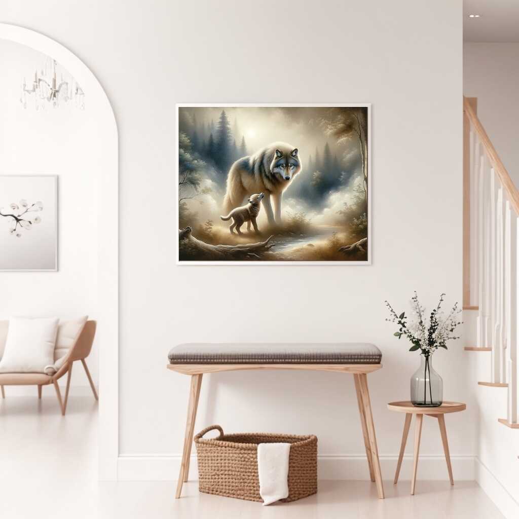 Diamond Painting - Riechen lernen, Wölfe