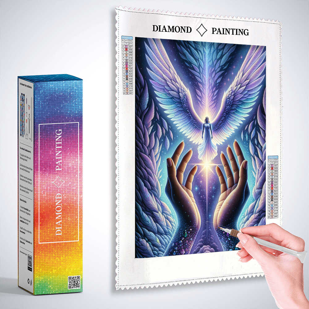 Diamond Painting - Hände Flügel