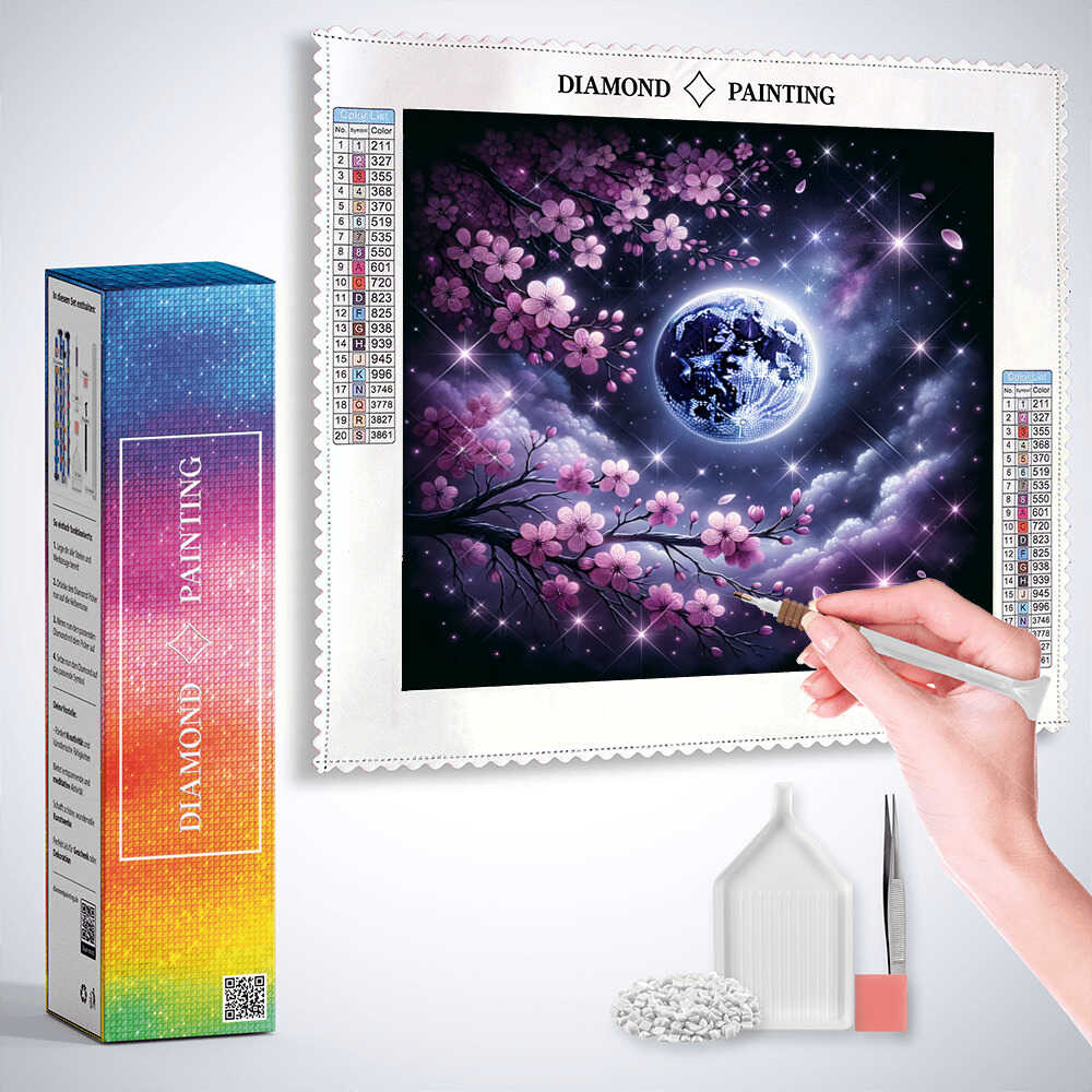 Diamond Painting - Lila Vollmond
