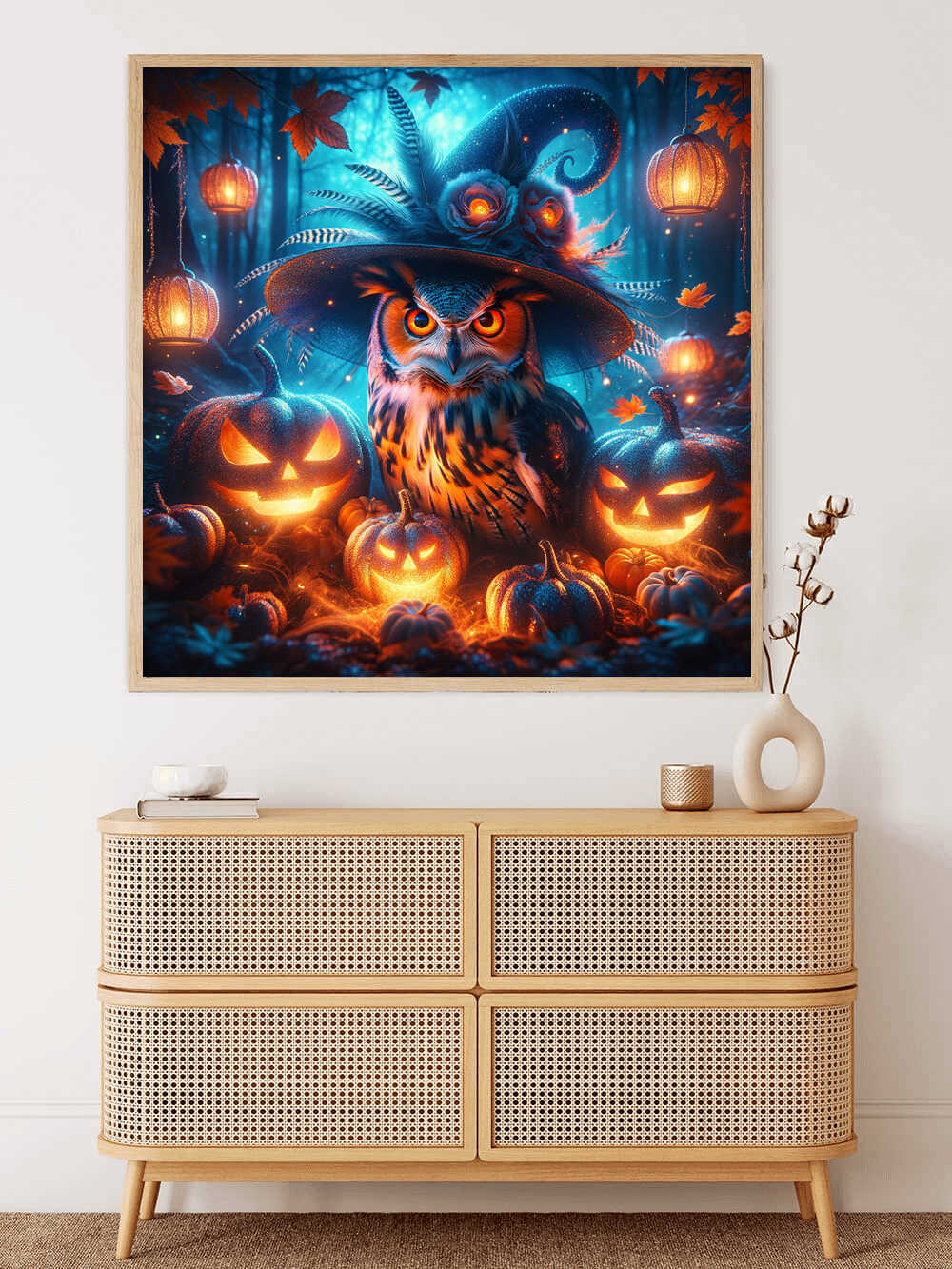 Diamond Painting - Halloween Eulenhexe
