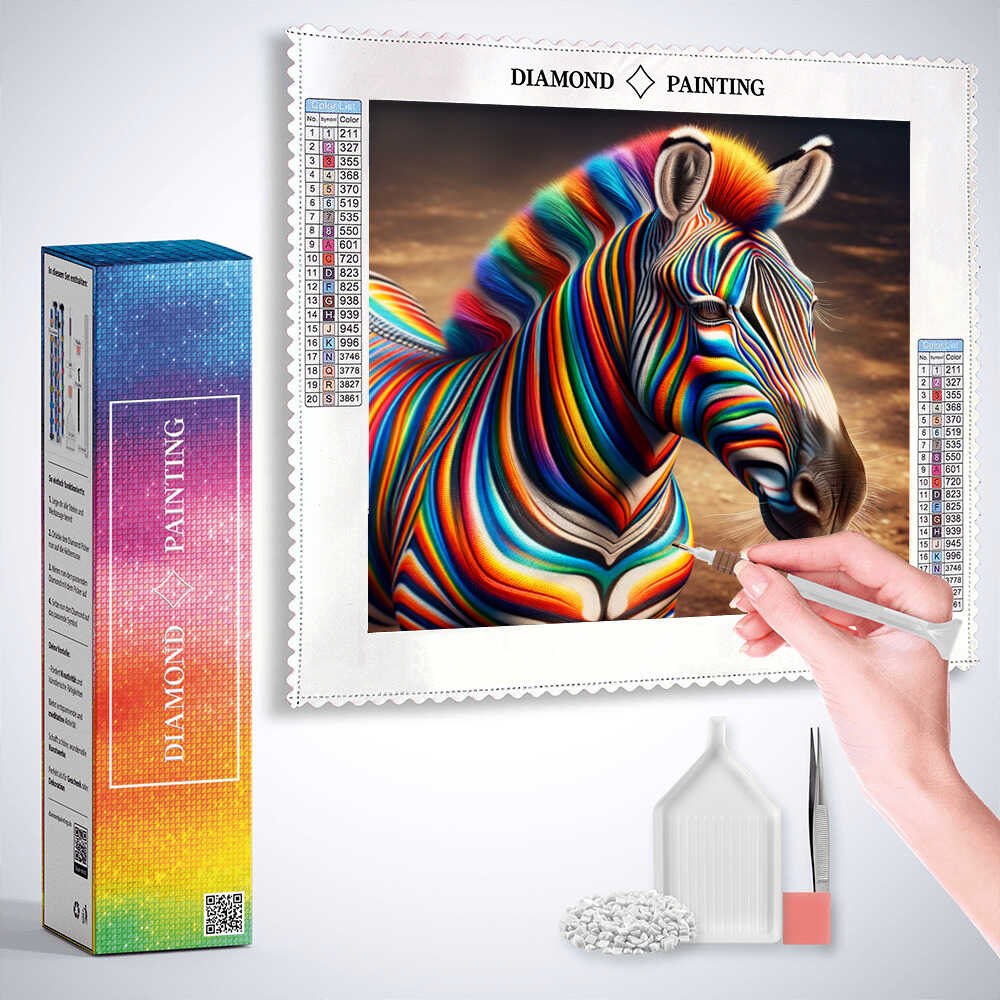 Diamond Painting - Farbenzauber der Wildnis
