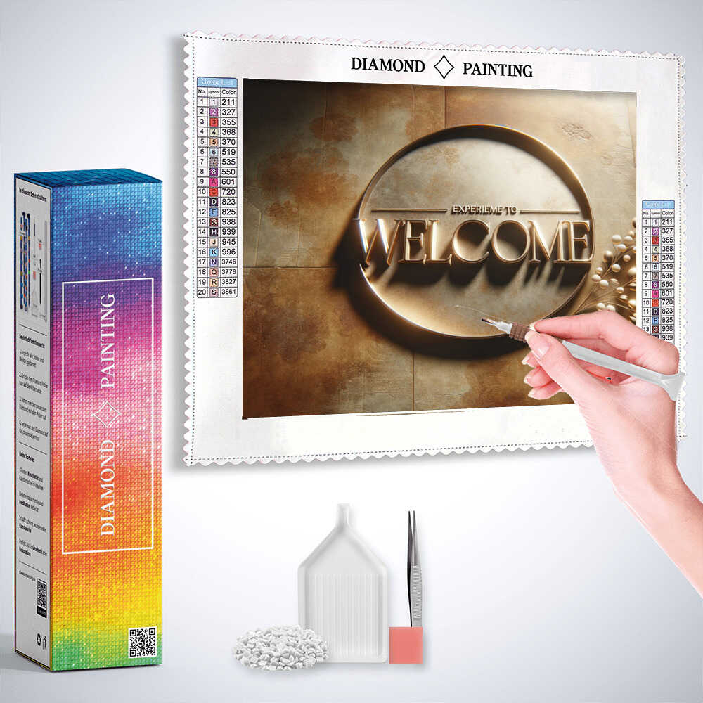 Diamond Painting - Welcome