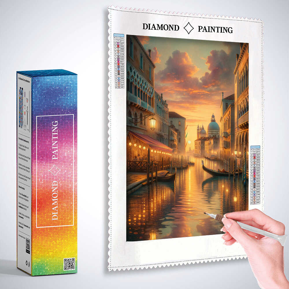 Diamond Painting - Venedig Sonnenuntergang