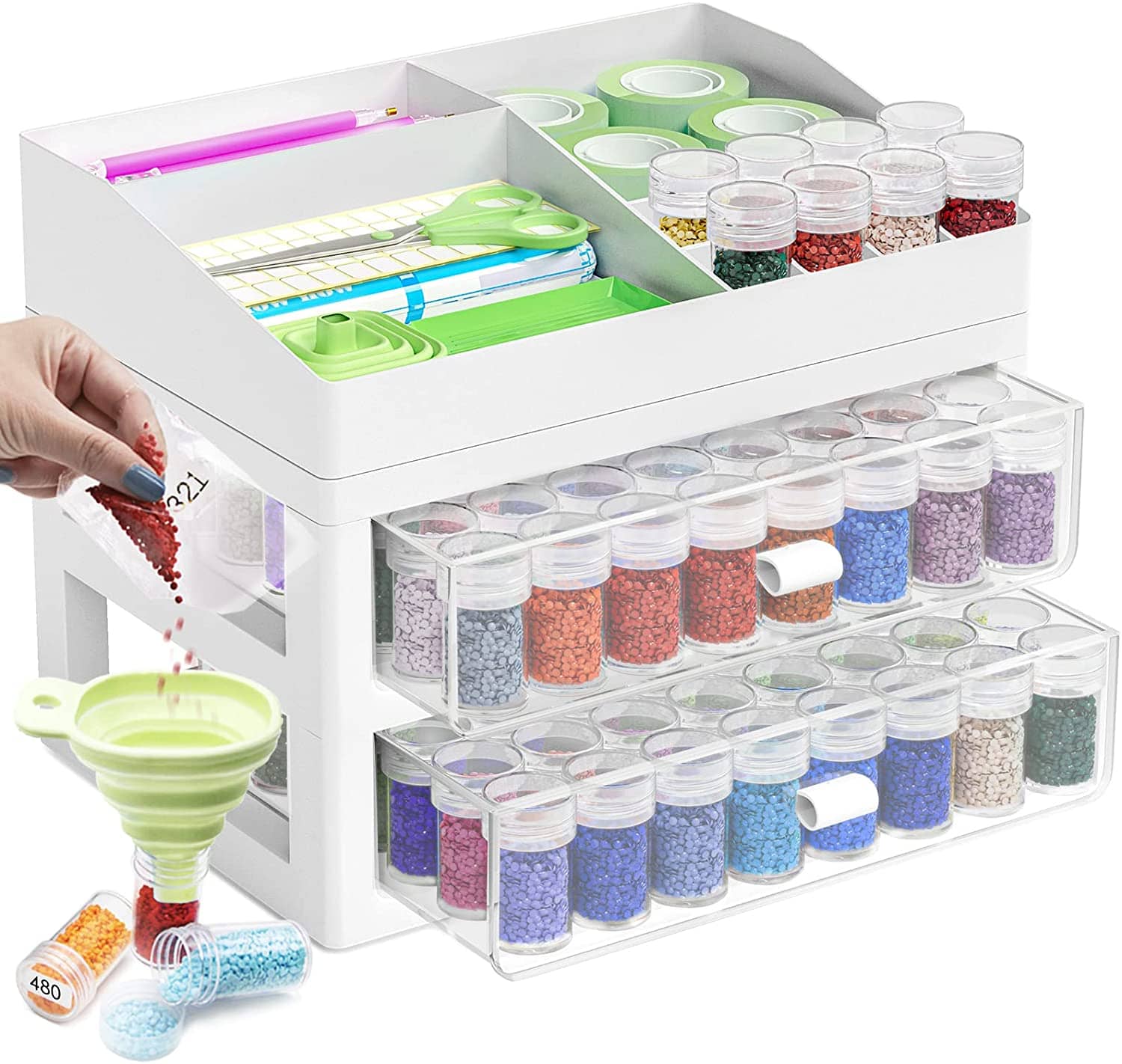 Diamond Painting Aufbewahrungsbox Exklusiv - gedruckt in Ultra-HD - zubehör