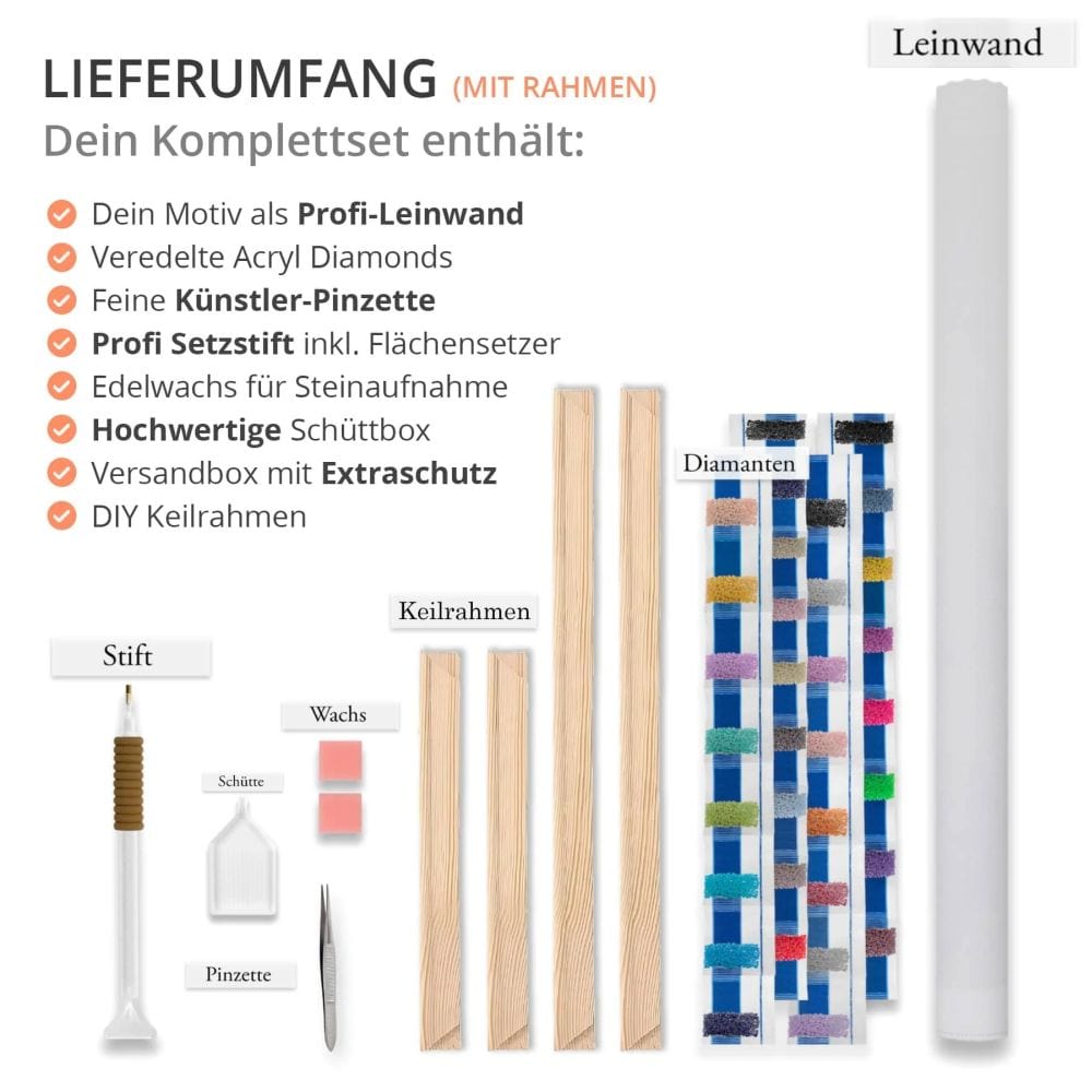 Idyllische Fahrt mit dem Segelboot
