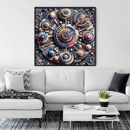 Diamond Painting - Kosmisches Kaleidoskop