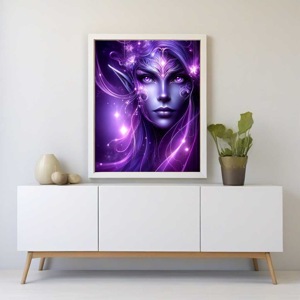 Diamond Painting - Lila Elfe