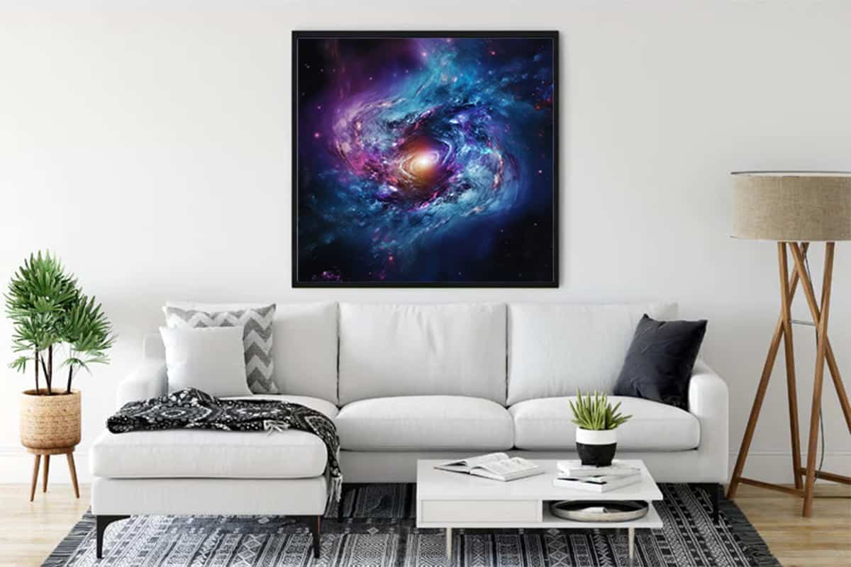 Diamond Painting - Kosmische Harmonie - gedruckt in Ultra-HD - Neu eingetroffen, Quadratisch, Universum, Weltall