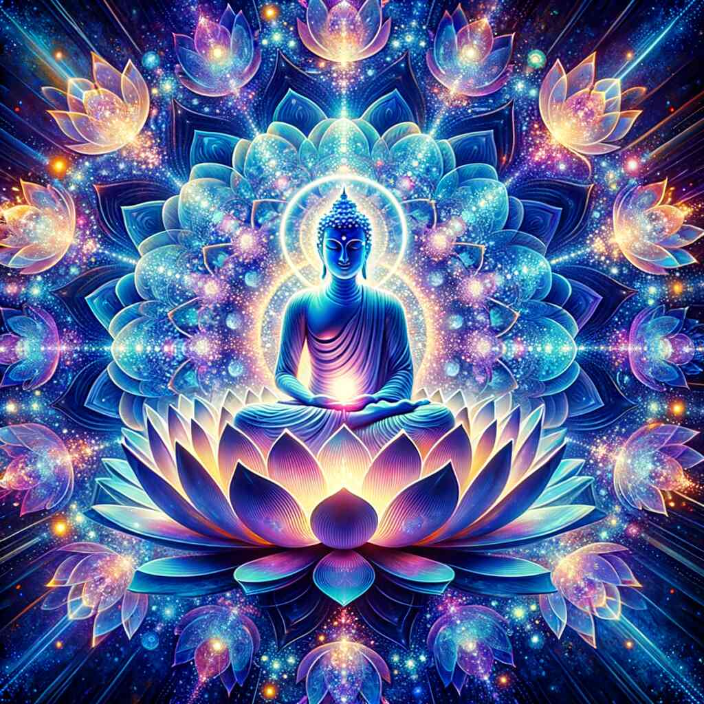 Diamond Painting - Lotusblumen Buddha