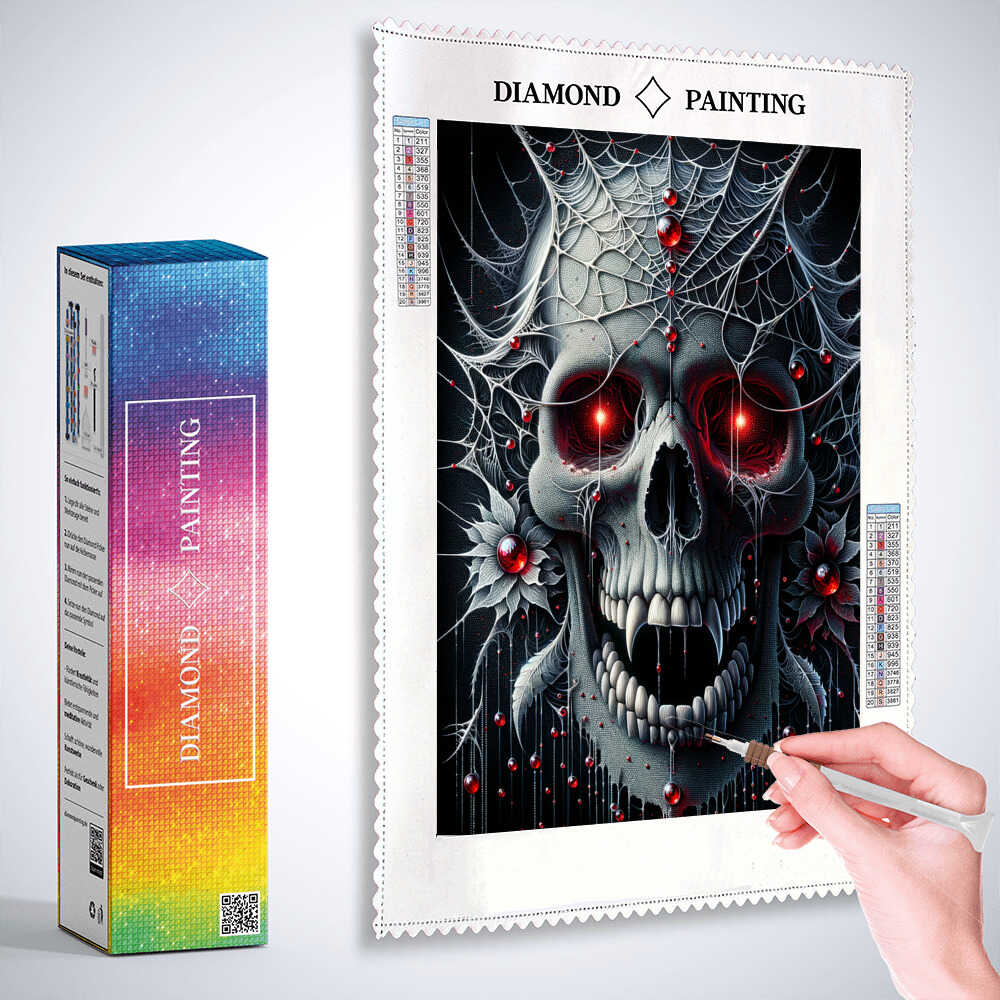 Diamond Painting - Totenkopf Vampir