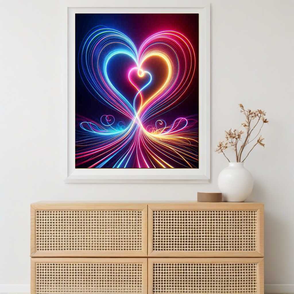 Diamond Painting - Doppelherz