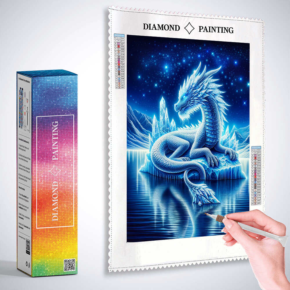 Diamond Painting - Eisdrache