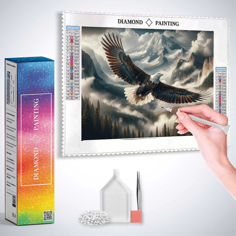 Diamond Painting - Adlerflug