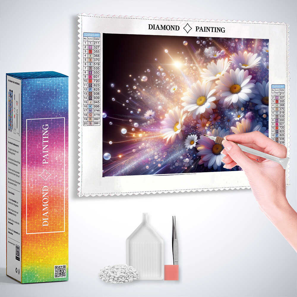 Diamond Painting - Margerithen