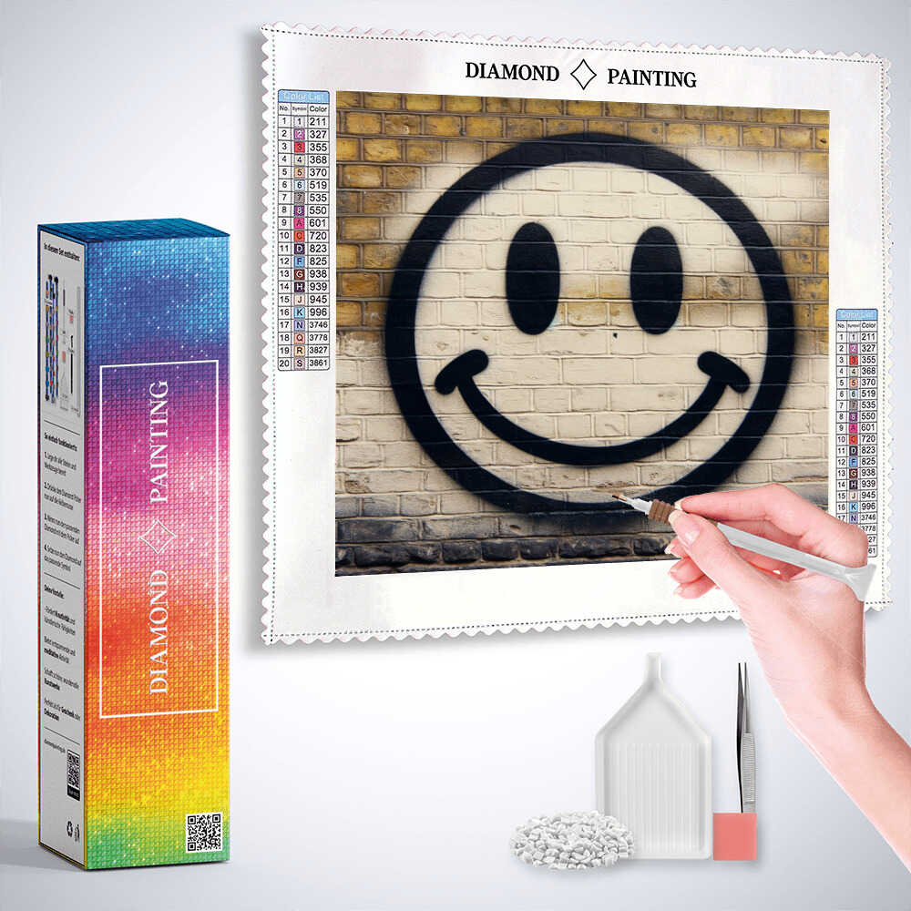 Diamond Painting - Urbanes Lächeln