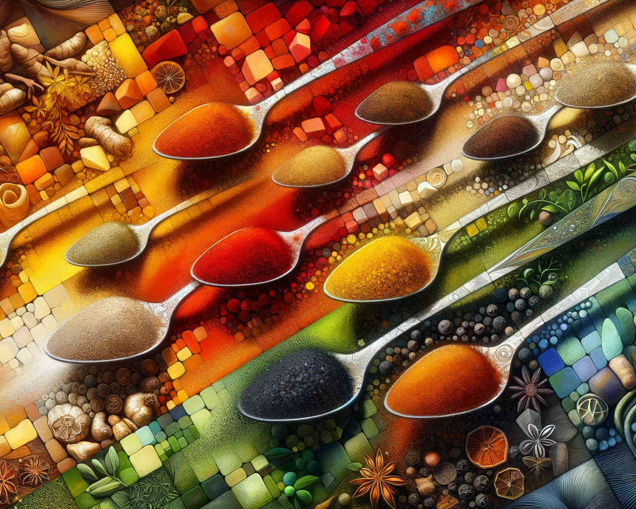 Diamond Painting - Gewürzregenbogen